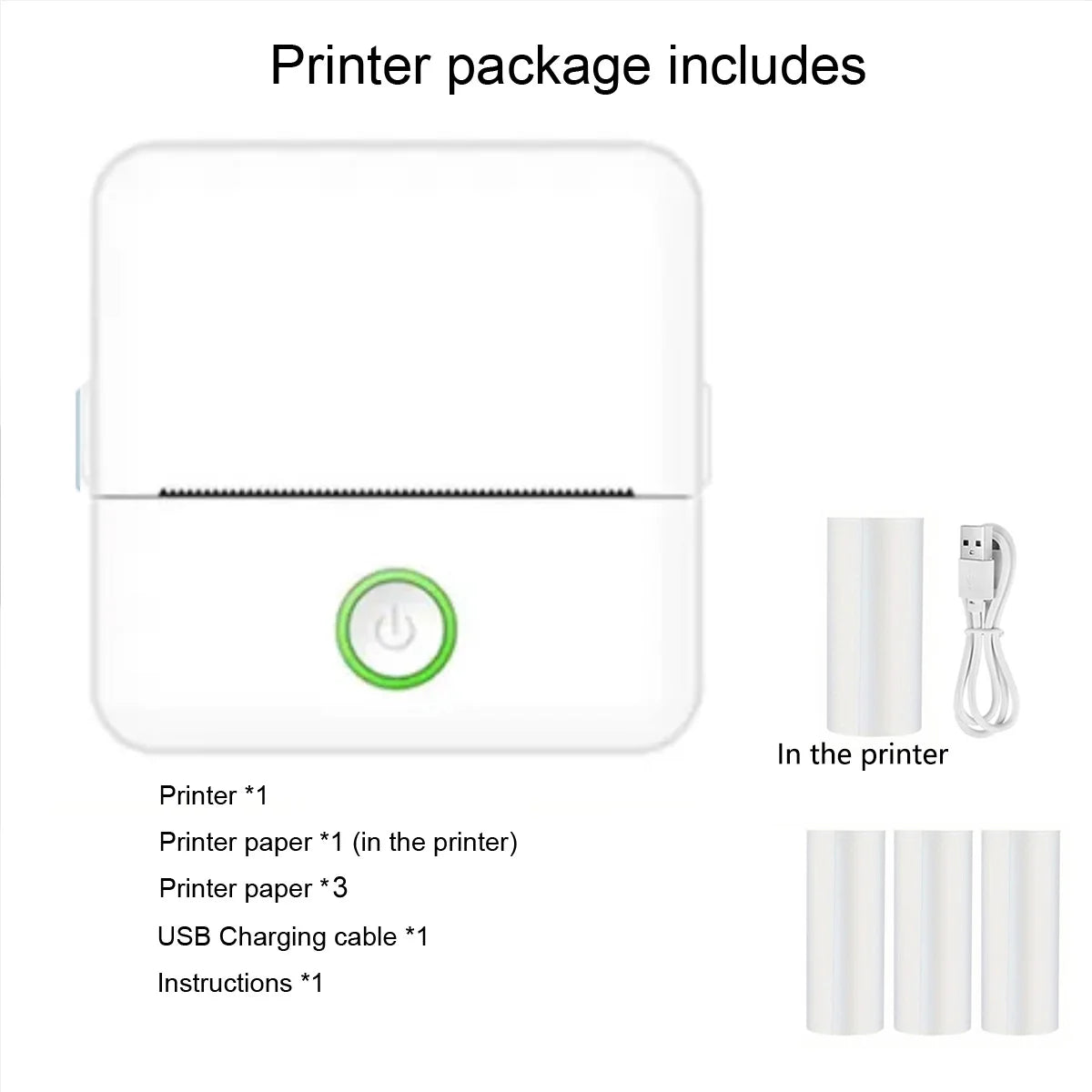 Thermal Inkless Mini Printer