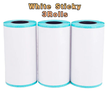 9 Rolls Thermal Printer Paper Adhesive 