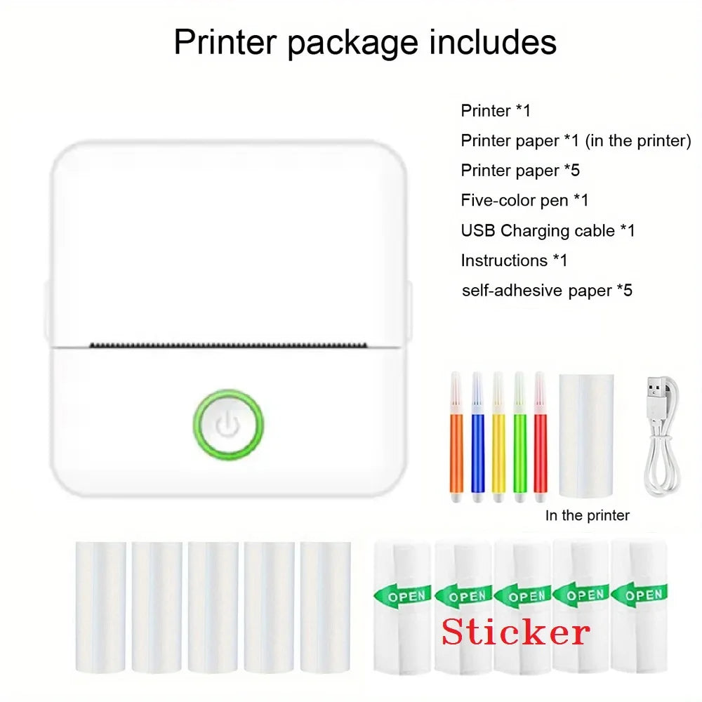 Thermal Inkless Mini Printer