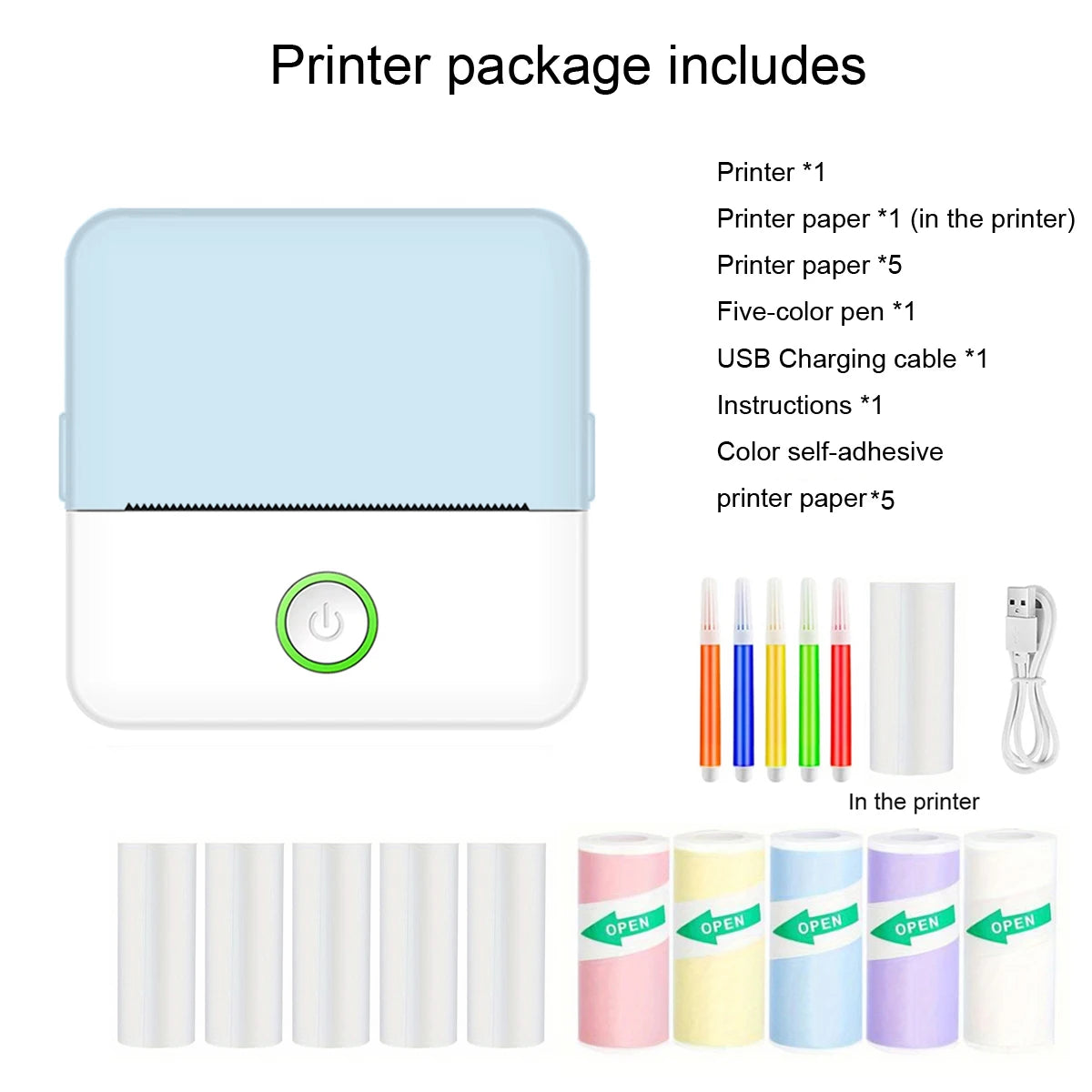 Thermal Inkless Mini Printer