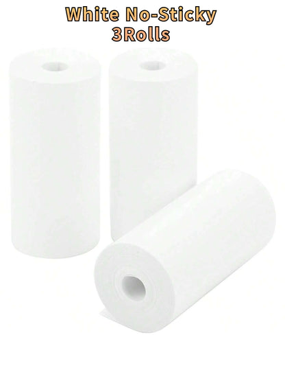 9 Rolls Thermal Printer Paper Adhesive 