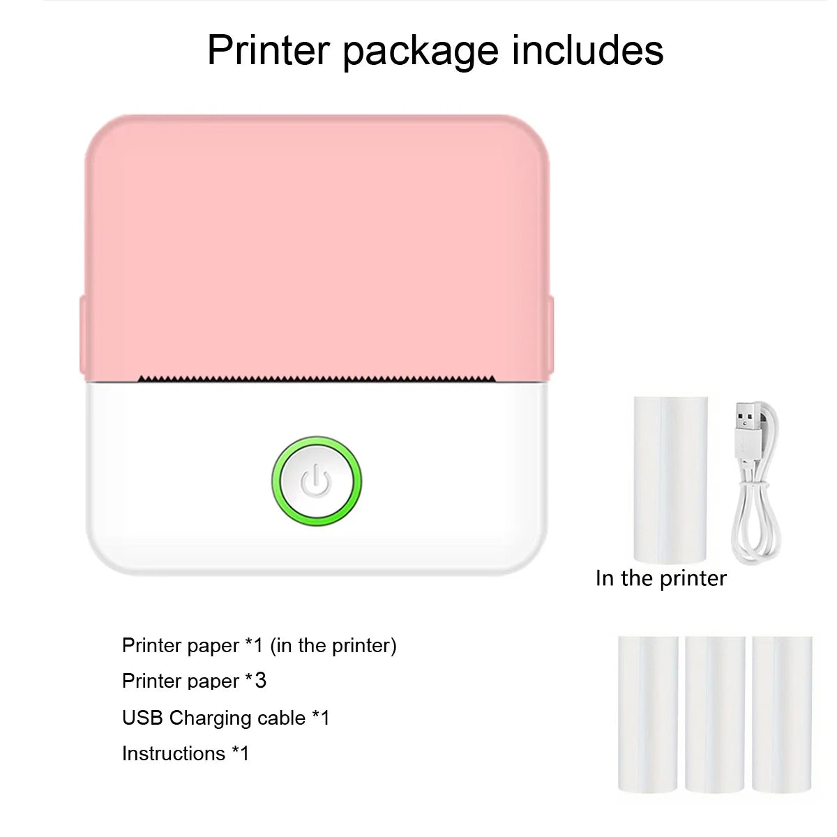 Thermal Inkless Mini Printer